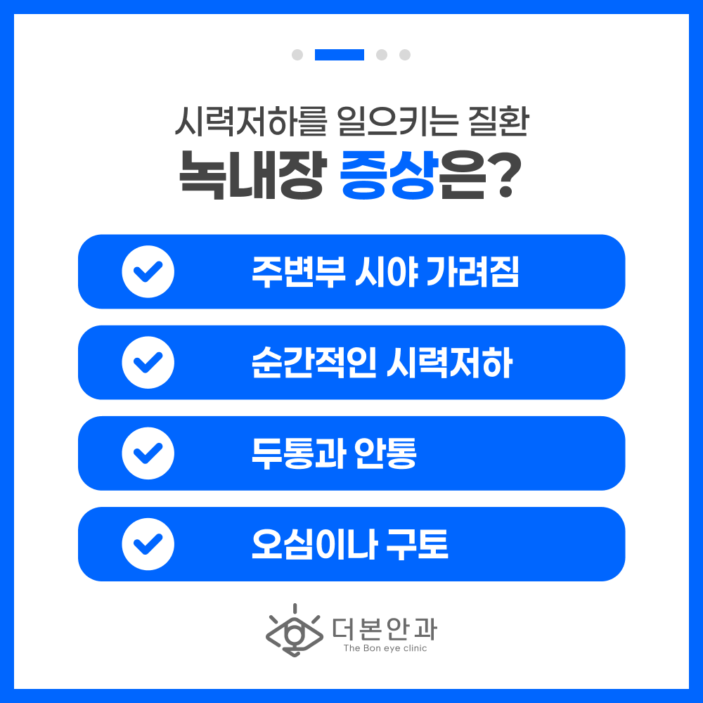 분당녹내장종류 개방각 폐쇄각 설명 이미지
